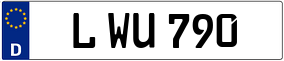 Truck License Plate